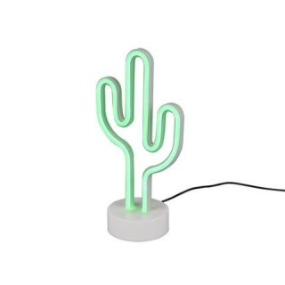 TRIO-Lighting Cactus LED balta galda lampa kaktuss