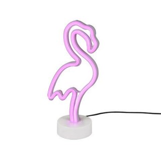 TRIO-Lighting Flamingo LED balta galda lampa flamingo