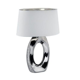 TRIO-Lighting Taba table lamp 52 cm E27 silver/white gaismeklis