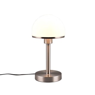 TRIO-Lighting Joost table lamp 39 cm E27 brushed steel gaismeklis