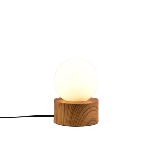 TRIO-Lighting Countess table lamp E14 wood gaismeklis