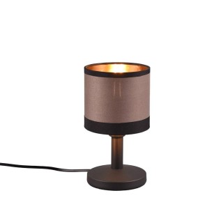 TRIO-Lighting Davos table lamp E14 matt black/greige gaismeklis
