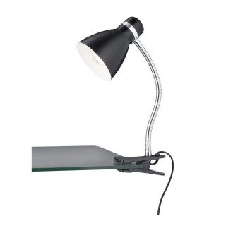 TRIO-Lighting Harvey clamping lamp E27 matt black gaismeklis