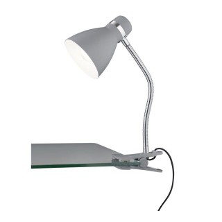 TRIO-Lighting Harvey clamping lamp E27 grey gaismeklis
