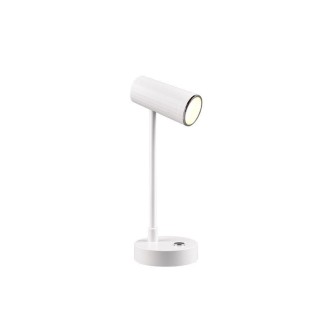 TRIO-Lighting Lenny LED table lamp white rechargeable gaismeklis