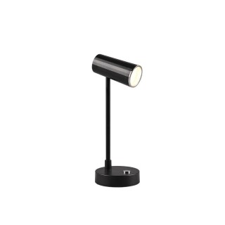 TRIO-Lighting Lenny LED table lamp black rechargeable gaismeklis