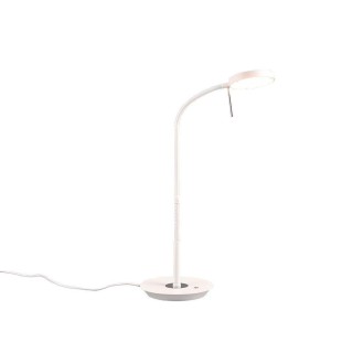 TRIO-Lighting Monza LED table lamp matt white gaismeklis