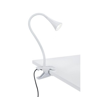 TRIO-Lighting Viper LED table lamp clip white gaismeklis R22398101 4017807328387 