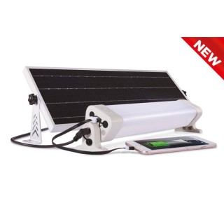 NIGHTSEARCHER SOLARENTRY 1200RC Solar Security Batten Light with Remote - 1200lm