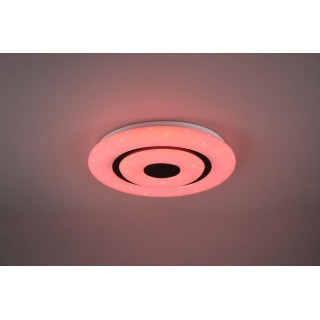 Trio Lighting WiZ Rana LED ceiling lamp 40 cm white/black RGBW lampa