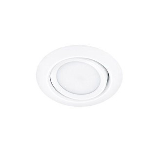 Trio-Lighting Rila LED matt white round griestos iebūvējams gaismeklis