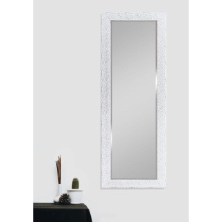 Amy spogulis 50 x 150 cm balts/hromēts