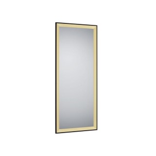Bianka spogulis 70 x 170 cm melns/zelta
