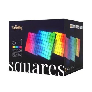 Twinkly RGB kvadrātbloku komplekts 6x 20x20cm