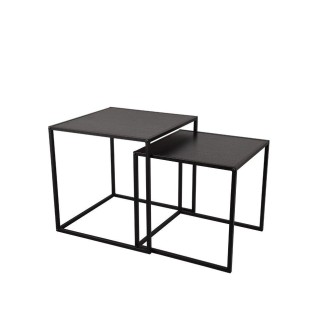 Judith serial galdiņš 40 x 40 cm + 35 x 35 cm melns