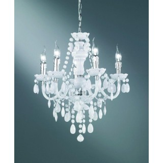 Trio-Lighting Luster chandelier 5-pc E14 white lustra