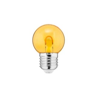 LED Color Bulb 1W G45 240V 55Lm PC yellow clear FILAMENT U THORGEON spuldze
