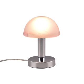 TRIO-Lighting Fynn II table lamp 21 cm E14 chrome/lilac gaismeklis