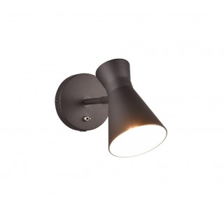 Trio-Lighting Enzo  E27 matt black sienas lampa