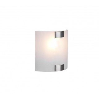 Trio-Lighting Pura  20 cm E27 brushed steel sienas lampa