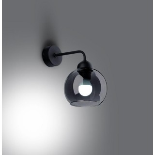 Wall lamp ALINO 1 black gaismeklis