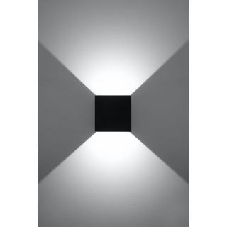Wall lamp LUCA black LED IP54 gaismeklis