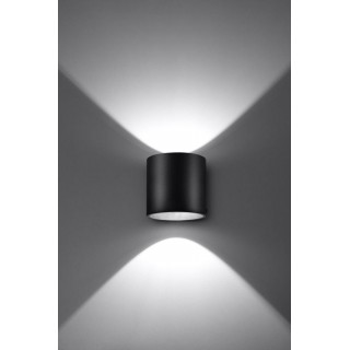 Wall lamp ORBIS 1 black gaismeklis