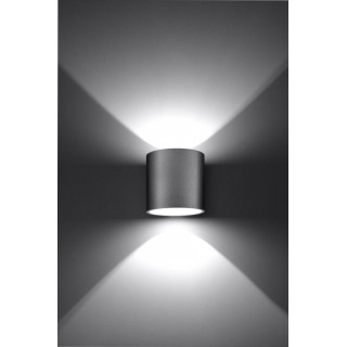 Wall lamp ORBIS 1 grey gaismeklis