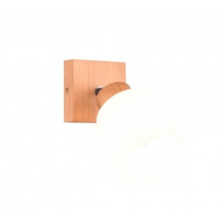 Trio-Lighting Assam 1-pc E14 wood/white virziena gaismeklis