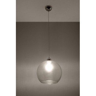 Pendant lamp BALL transparent gaismeklis