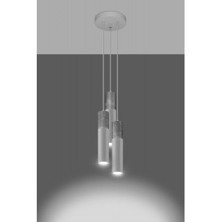 Pendant lamp BORGIO 3P white gaismeklis