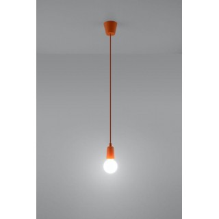 Pendant lamp DIEGO 1 orange gaismeklis