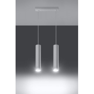 Pendant lamp LAGOS 2 white gaismeklis