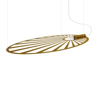 Pendant lamp LEHDET golden gaismeklis