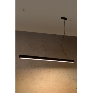 Pendant lamp PINNE 118 black 3000K gaismeklis