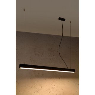 Pendant lamp PINNE 90 black 3000K gaismeklis