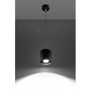 Pendant lamp PINNE 90 black 4000K gaismeklis