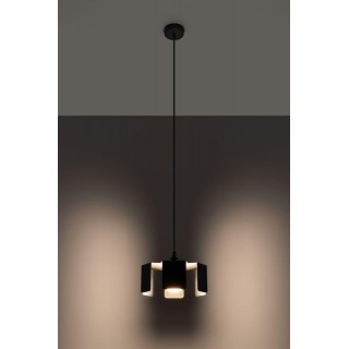 Pendant lamp TULIP black  gaismeklis