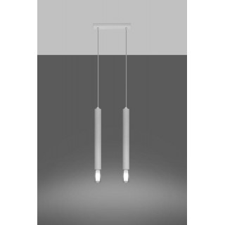 Pendant lamp WEZYR 2 white gaismeklis