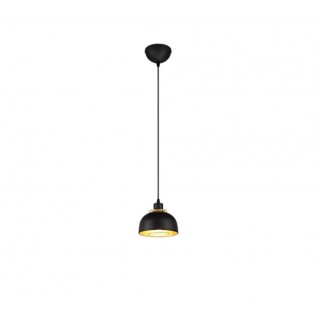 Trio-Lighting Punch  18 cm E27 matt black piekaramā lampa
