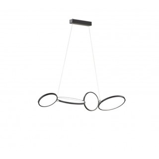 Trio-Lighting Rondo LED  110 cm matt black piekaramā lampa