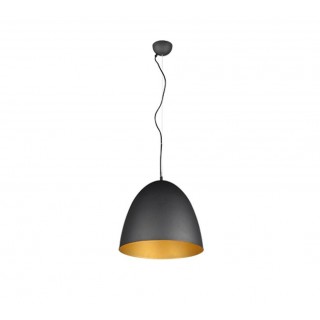 Trio-Lighting Tilda  40 cm E27 matt black/gold piekaramā lampa