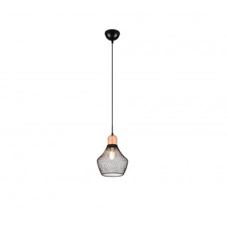Trio-Lighting Valeria  18 cm E27 matt black piekaramā lampa