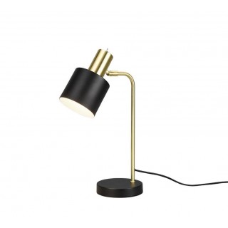TRIO-Lighting Adam table lamp E14 matt black/matt brass gaismeklis