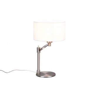 TRIO-Lighting Cassio table lamp E27 brushed steel gaismeklis