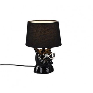 TRIO-Lighting Dosy table lamp E14 black gaismeklis
