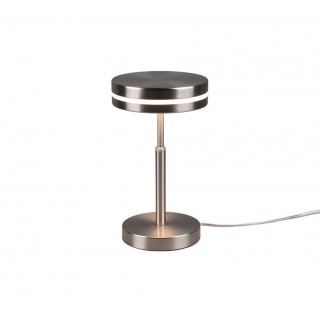 TRIO-Lighting Franklin LED table lamp brushed steel gaismeklis