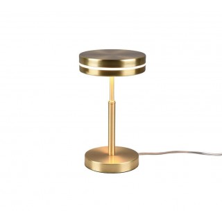 TRIO-Lighting Franklin LED table lamp matt brass gaismeklis