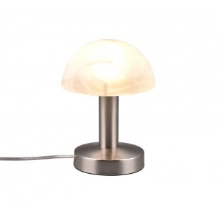 TRIO-Lighting Fynn II table lamp 21 cm E14 brushed steel gaismeklis