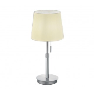 TRIO-Lighting Lyon table lamp E27 brushed steel gaismeklis